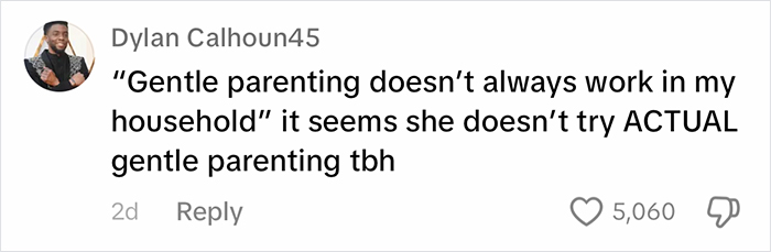 Comment on gentle parenting critique, highlighting the importance of actual gentle parenting methods. Comment on gentle parenting critique, highlighting the importance of actual gentle parenting methods.