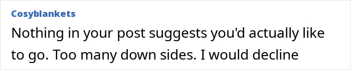 Comment advising MOH to reconsider attending friend's wedding due to many red flags. Comment advising MOH to reconsider attending friend's wedding due to many red flags.