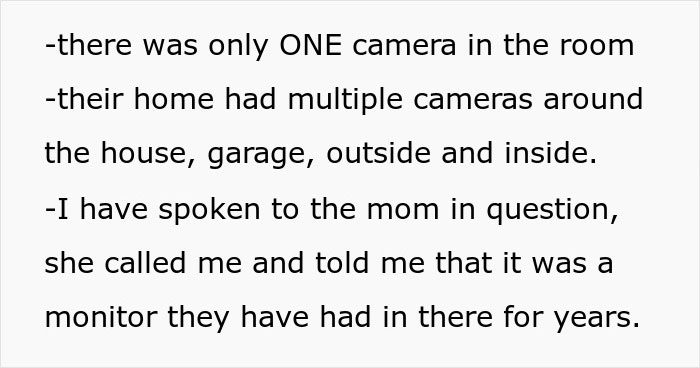 Text about mom's reaction to finding a camera in daughter's friend's room during a sleepover. Text about mom's reaction to finding a camera in daughter's friend's room during a sleepover.