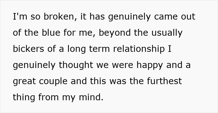 Text about a husband wanting divorce, shocking his wife who thought their relationship was strong. Text about a husband wanting divorce, shocking his wife who thought their relationship was strong.
