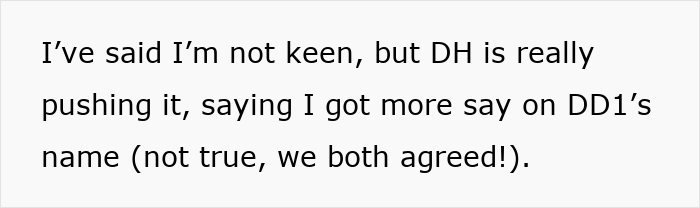 Text screenshot discussing twin naming disagreement inspired by romantic movie couple. Text screenshot discussing twin naming disagreement inspired by romantic movie couple.