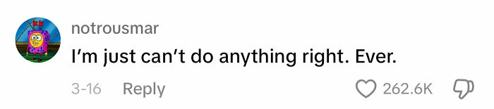 Comment on men’s “apologize” methods: “I’m just can’t do anything right. Ever.”