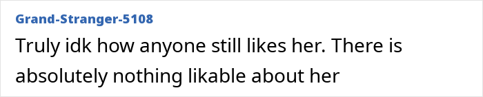 Negative comment about plus-size influencer Remi Bader on social media platform.