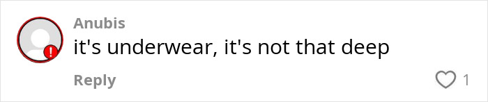 Comment on a bride flashing her underwear during wedding photoshoot, saying "it's underwear, it's not that deep.