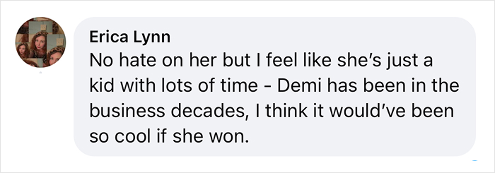 Text expressing outrage over Mikey Madison winning Best Actress Oscar, suggesting Demi should have won. Text expressing outrage over Mikey Madison winning Best Actress Oscar, suggesting Demi should have won.
