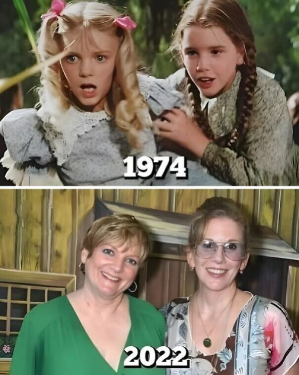 Women from 1974 and 2022 showing interesting historical changes over time.