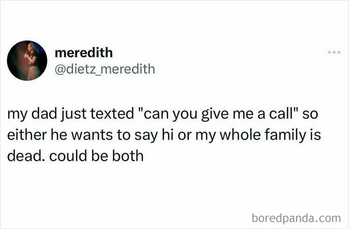 Middle Class Fancy meme: a humorous tweet about interpreting a dad's text message.