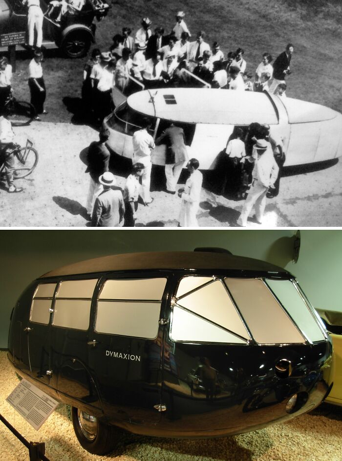 Two views of the Dymaxion, a weird invention that once seemed revolutionary.