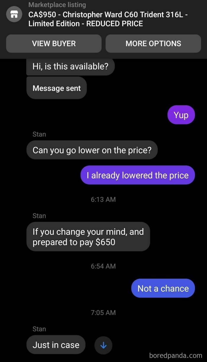 Negotiation between buyer and seller on a marketplace, highlighting a beggar being a chooser scenario.