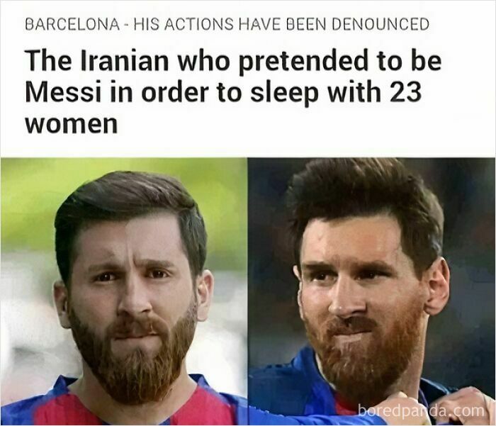 Man cheats the system by imitating a famous soccer player to deceive multiple women.