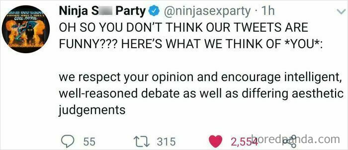 Wholesome online exchange with a tweet encouraging respectful debate despite differing opinions.