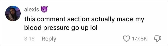 Comment on men's apologies causing high blood pressure, with 177.8K likes.