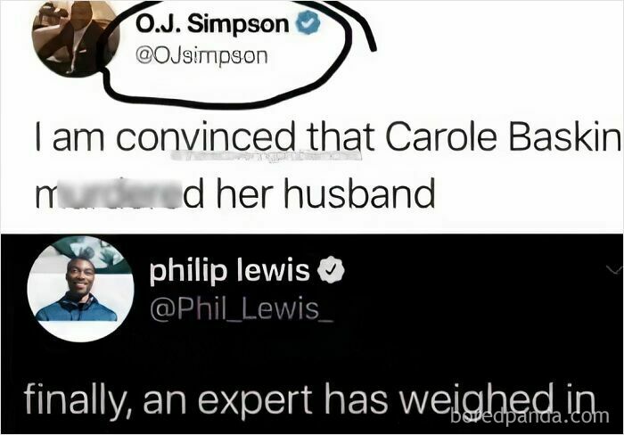 Two tweets humorously comment on a controversial opinion, showcasing daily humor in meme format.