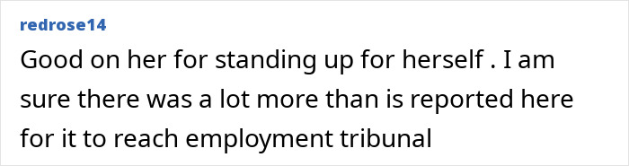 Comment supporting woman mistreated at workplace for wearing trainers, reaching employment tribunal. Comment supporting woman mistreated at workplace for wearing trainers, reaching employment tribunal.