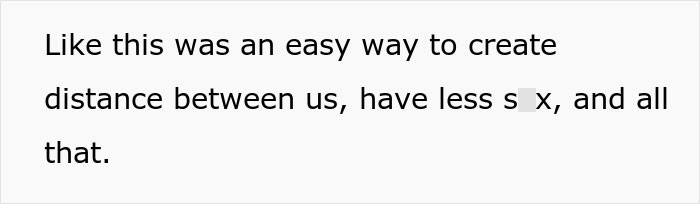 Text about creating distance and reducing intimacy without showering for days. Text about creating distance and reducing intimacy without showering for days.