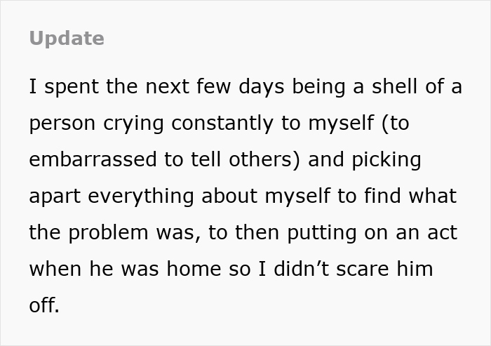 Text about a woman’s emotional struggle after learning of her husband's sleepover, while he wants a divorce. Text about a woman’s emotional struggle after learning of her husband's sleepover, while he wants a divorce.