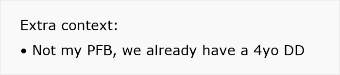 Text mentioning context of twins and existing child. Text mentioning context of twins and existing child.