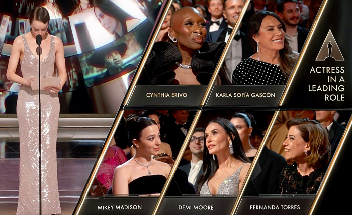 Mikey Madison wins Best Actress, sparking outrage; Demi Moore sits in the audience. Mikey Madison wins Best Actress, sparking outrage; Demi Moore sits in the audience.