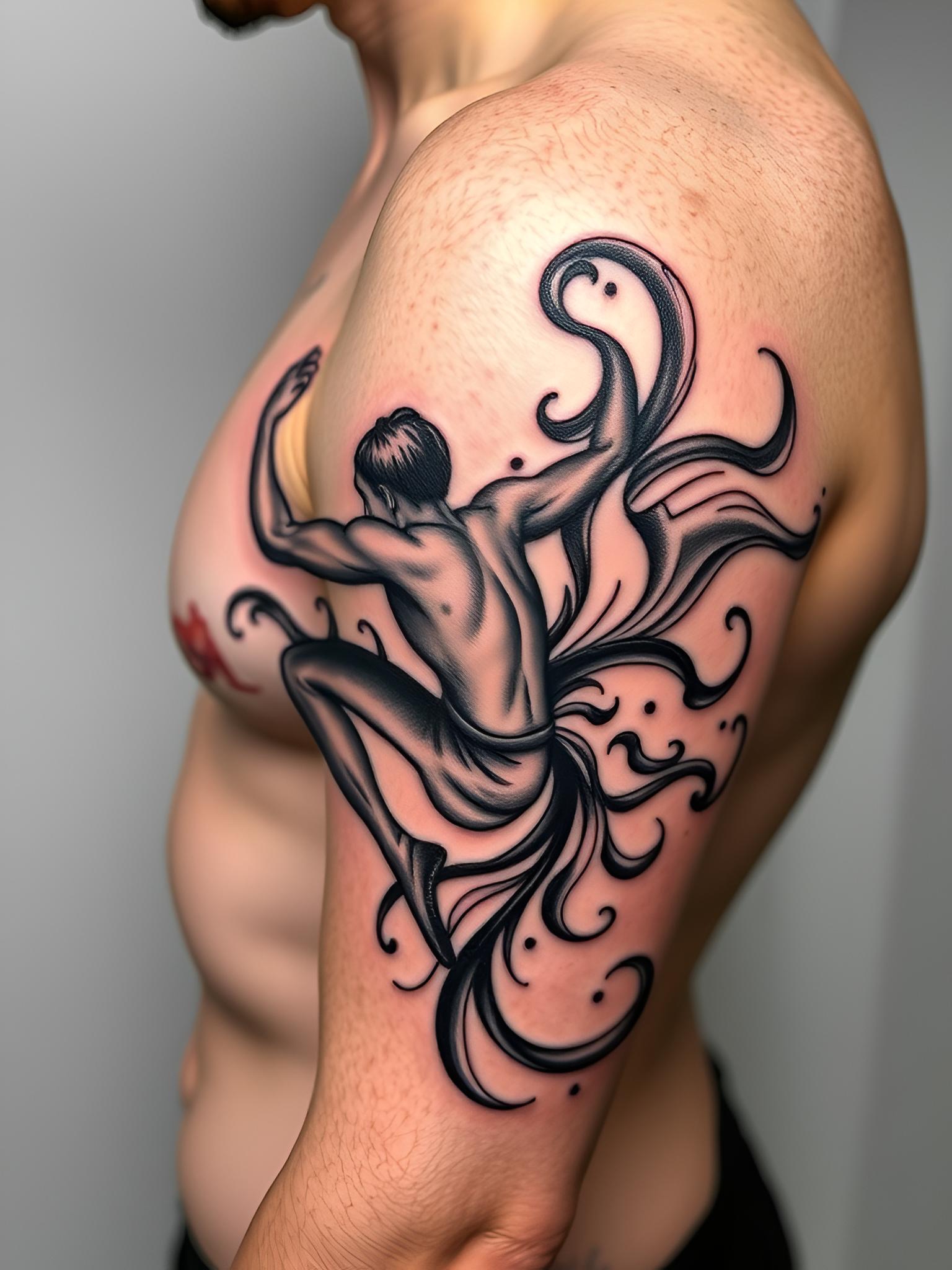 AI Generated: Tattoo Coming Alive?