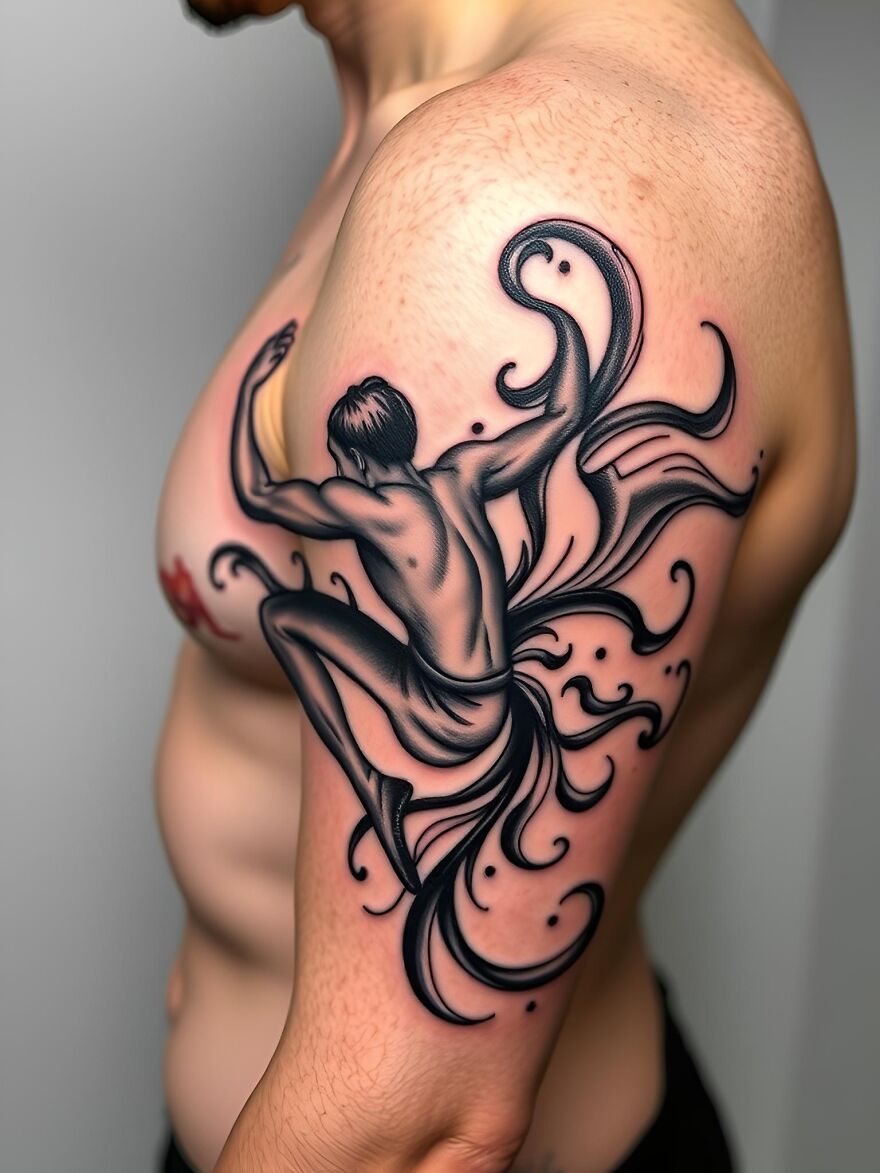 AI Generated: Tattoo Coming Alive?