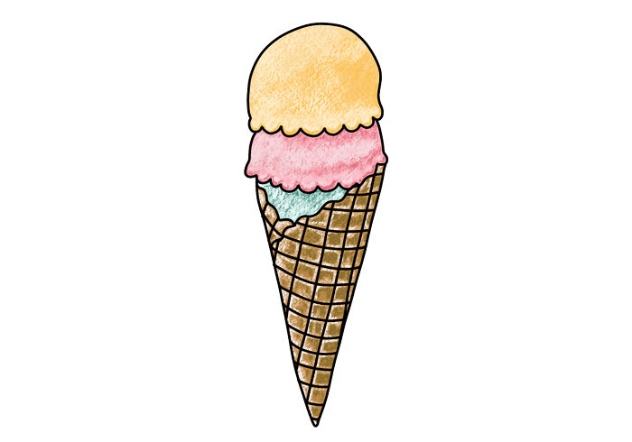 Hey Pandas, Please Try To Draw An Ice Cream Cone
