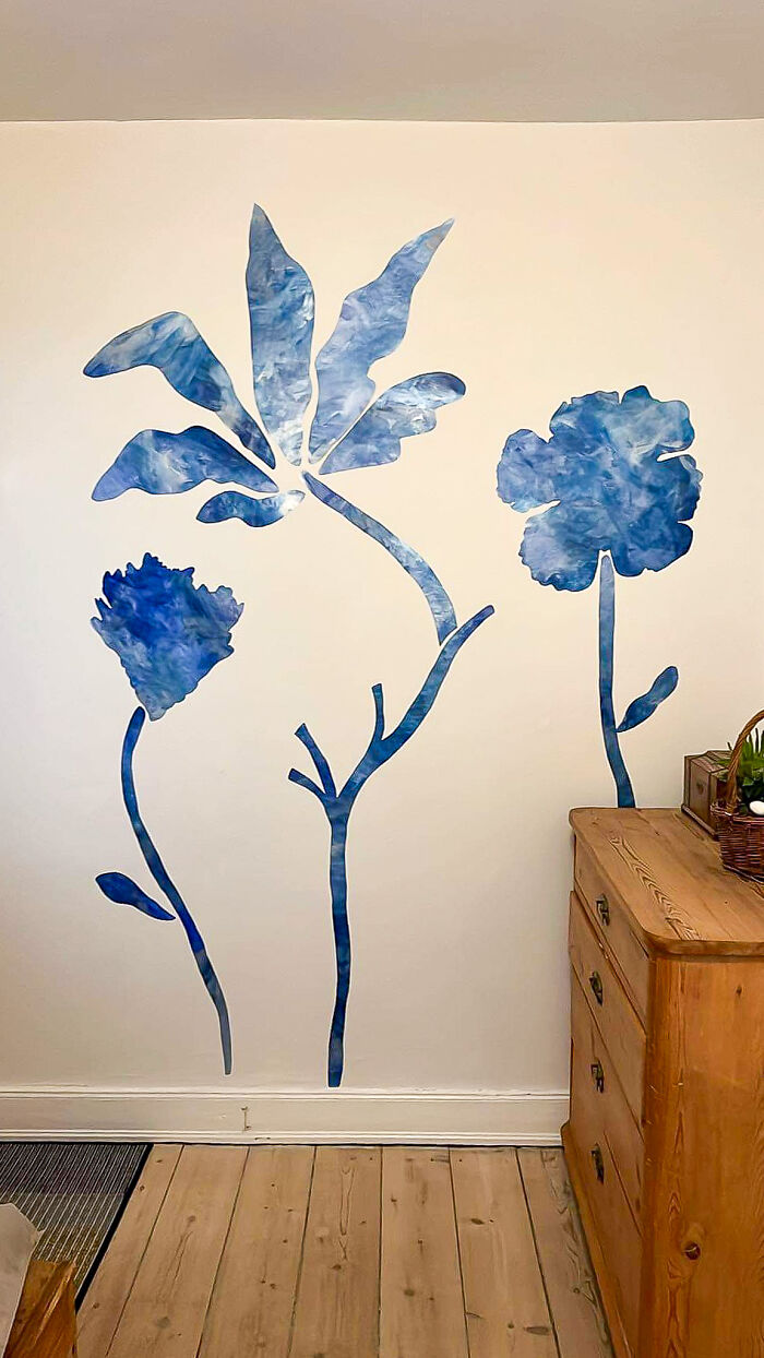 Unique Wall Art For The Hallway. This Really Makes An Impression On Guests Visiting For The First Time