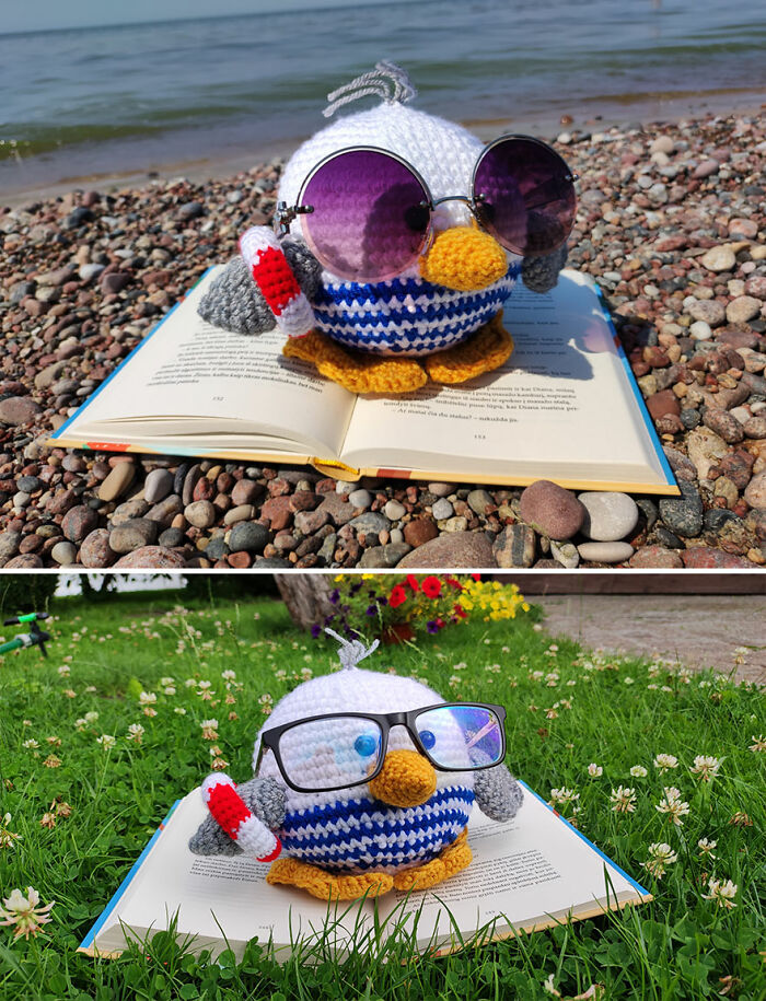 I Crochet Eyeglass Holders For My Friends Who Wear Glasses
