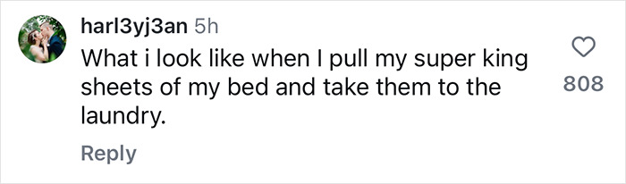 Comment comparing Kim Kardashian's "toilet paper" dress to bed sheets, with 808 likes.