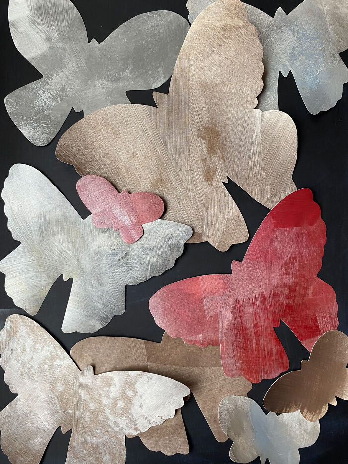 Hand Painted Butterfly Wall Stickers For DIY Mural