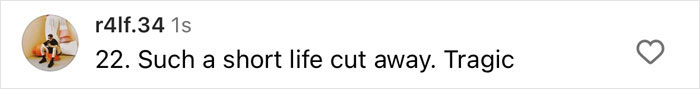 Comment expressing sorrow over Prince Frederik's short life at age 22. Comment expressing sorrow over Prince Frederik's short life at age 22.