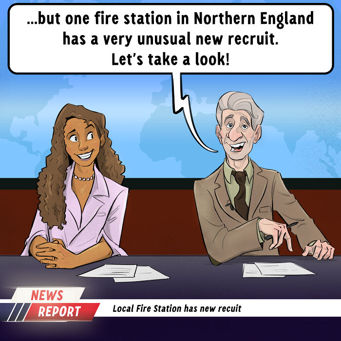 I Wondered What A Firefighter And A Dragon Team-Up Would Look Like, So I Drew It I Wondered What A Firefighter And A Dragon Team-Up Would Look Like, So I Drew It