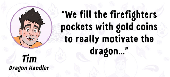 I Wondered What A Firefighter And A Dragon Team-Up Would Look Like, So I Drew It I Wondered What A Firefighter And A Dragon Team-Up Would Look Like, So I Drew It