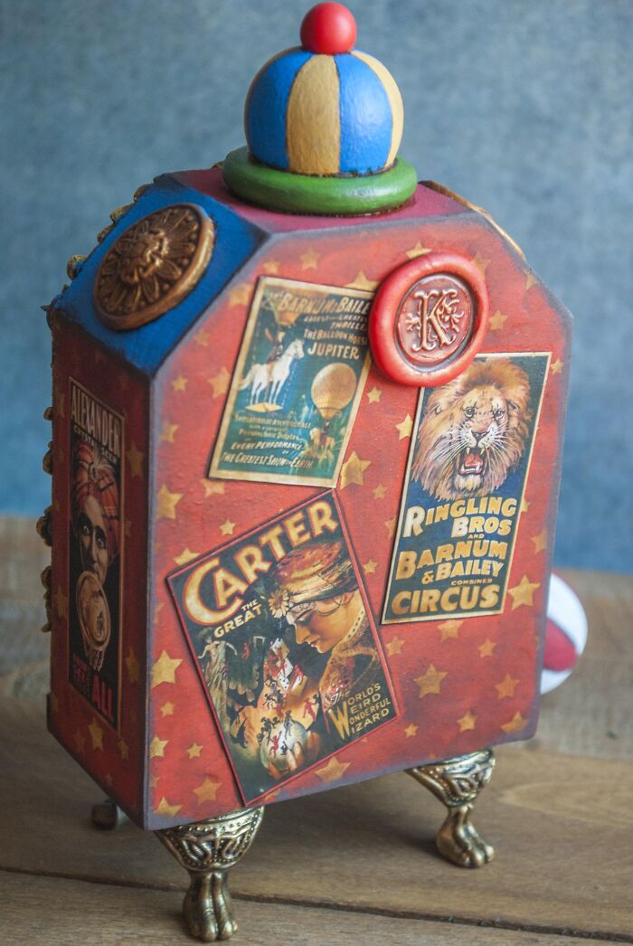 I Am An Artist Who Makes Dioramas; Here Are My Wizard's Room And Circus