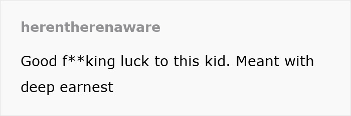 Text comment humorously discussing the "Celestial Seed" name, wishing the child good luck.