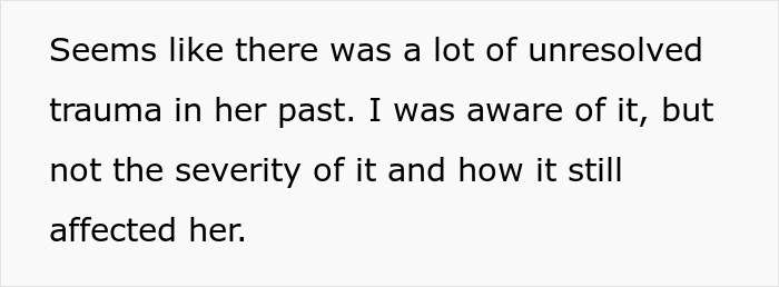 Text about unresolved trauma affecting a woman. Text about unresolved trauma affecting a woman.