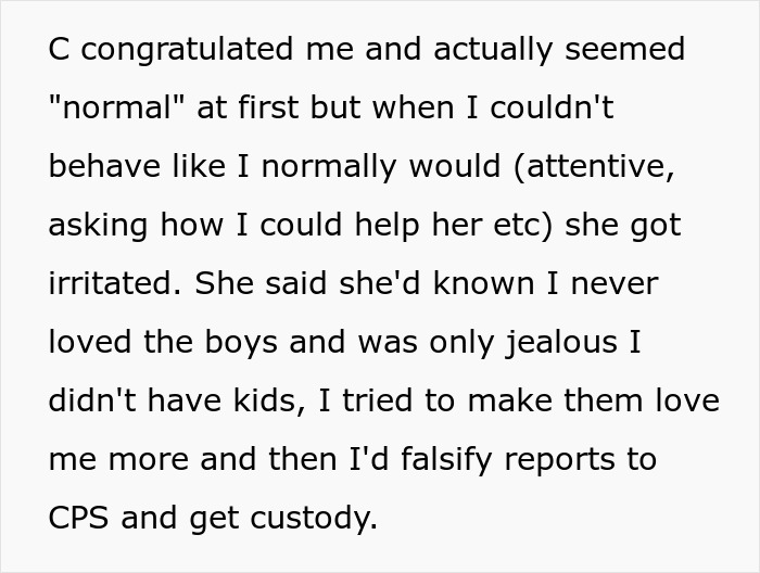 Text screenshot of a family conflict about unpaid babysitting and setting boundaries.