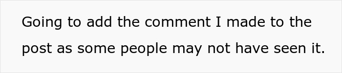 Text about adding a comment to a post, related to a woman wanting to name her partner&rsquo;s baby.