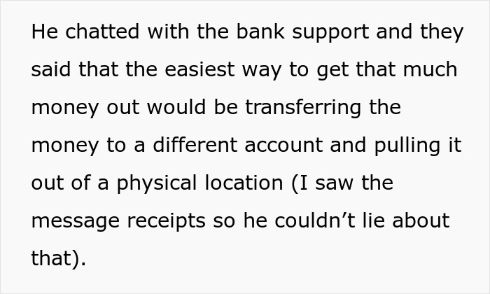 Text message about secret $7.5K loan to mom for employee payment, seen with bank support chat receipts.