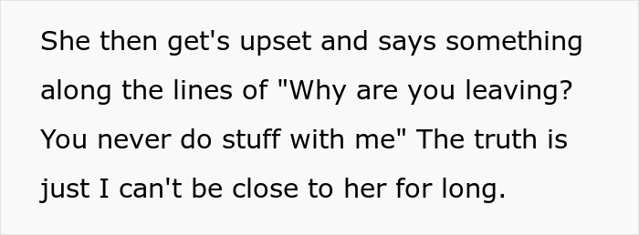 Text expressing a woman's upset reaction when asked about her smell after not showering. Text expressing a woman's upset reaction when asked about her smell after not showering.