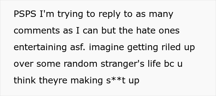 Text message discussing reactions to online comments about menu changes at a wedding involving a vegan.