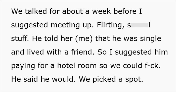 Text conversation reveals unemployed man being catfished by impersonator. Text conversation reveals unemployed man being catfished by impersonator.