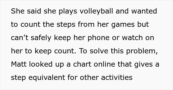 Text about counting steps from volleyball games to solve a problem with recording activity. Text about counting steps from volleyball games to solve a problem with recording activity.