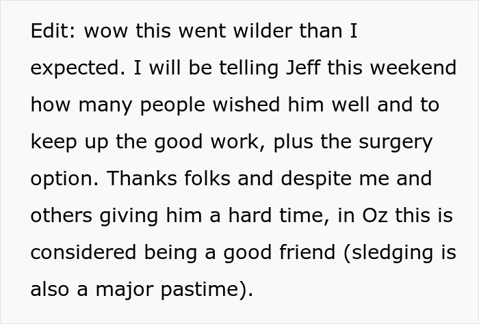 Text about an unexpected journey and support for weight loss and health improvements.