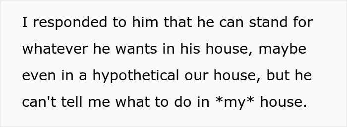 Text discussing a 27-year-old woman's response to stepdad's control attempt in her house. Text discussing a 27-year-old woman's response to stepdad's control attempt in her house.