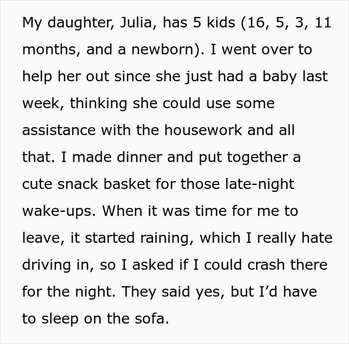 Text describing a mother with five kids, including teenagers and newborns, dealing with challenges. Text describing a mother with five kids, including teenagers and newborns, dealing with challenges.