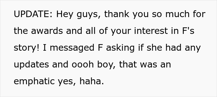 Text update regarding interest in a story about a Karen and a disabled neighbor.