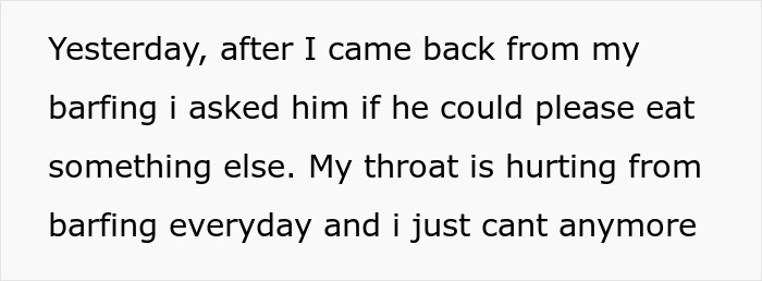 Text on image discussing discomfort caused by tuna smell in breakroom.