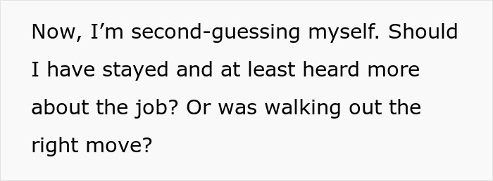 Text questioning decision on job offer related to unpaid overtime and passion.