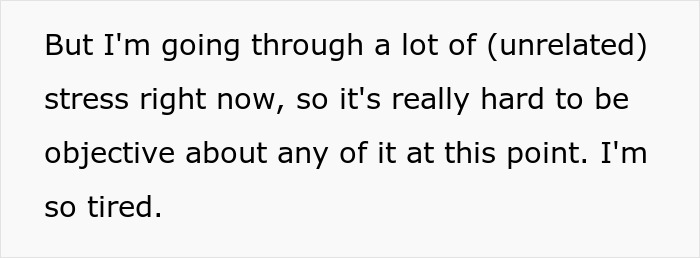 Text about stress and tiredness related to not lending money to brother and spending on dog. Text about stress and tiredness related to not lending money to brother and spending on dog.