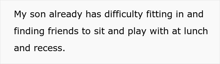 Child struggles with fitting in and making friends at school, facing exclusion and loneliness during lunch and recess.